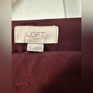 LOFT Business Casual Straight Leg Trousers